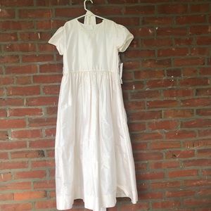 Formal White Silk Gown